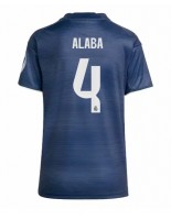 Real Madrid David Alaba #4 Bortedrakt Dame 2025-26 Korte ermer